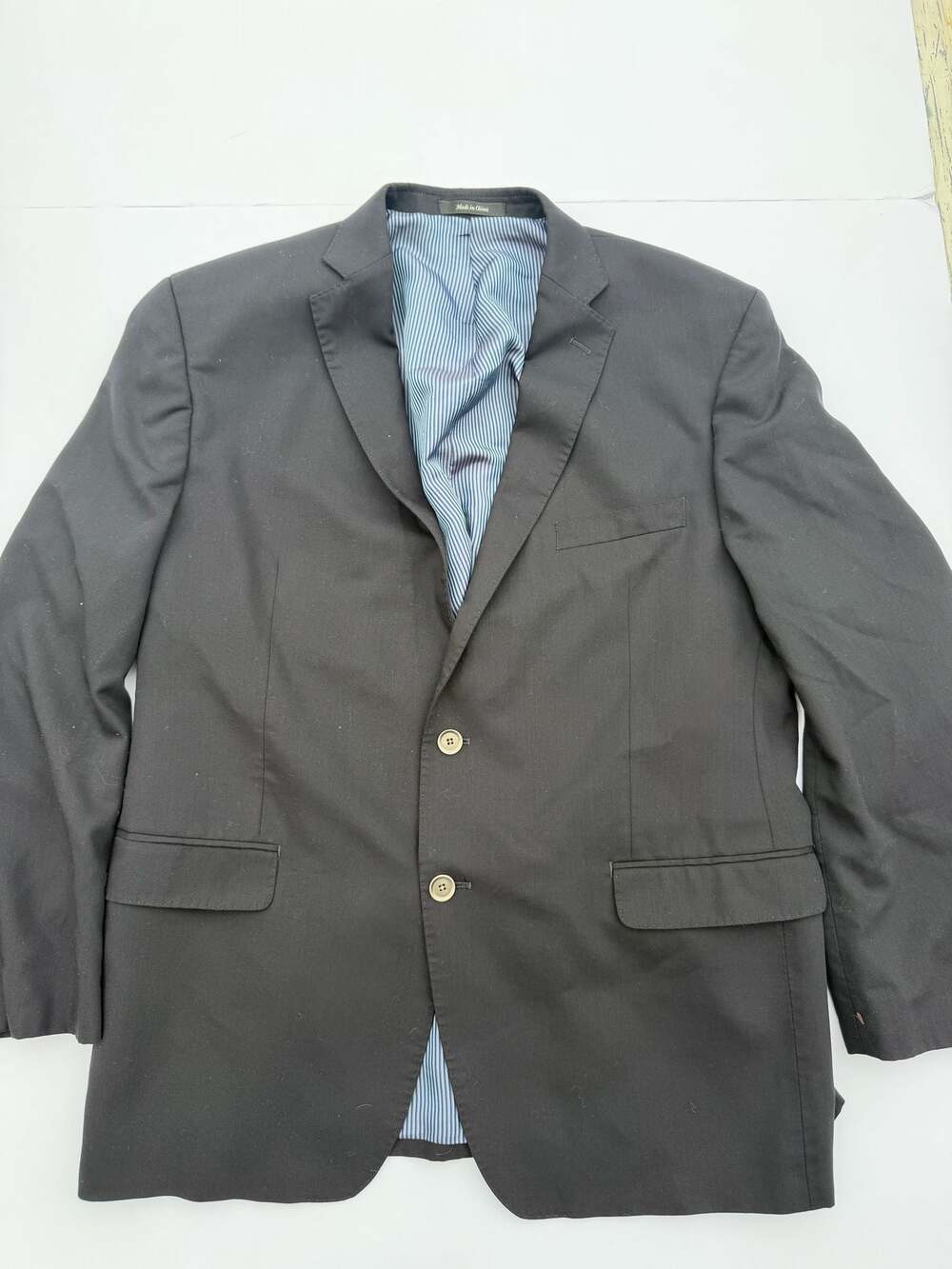 Calvin Klein Black Two Button Blazer Suit Jacket Coat